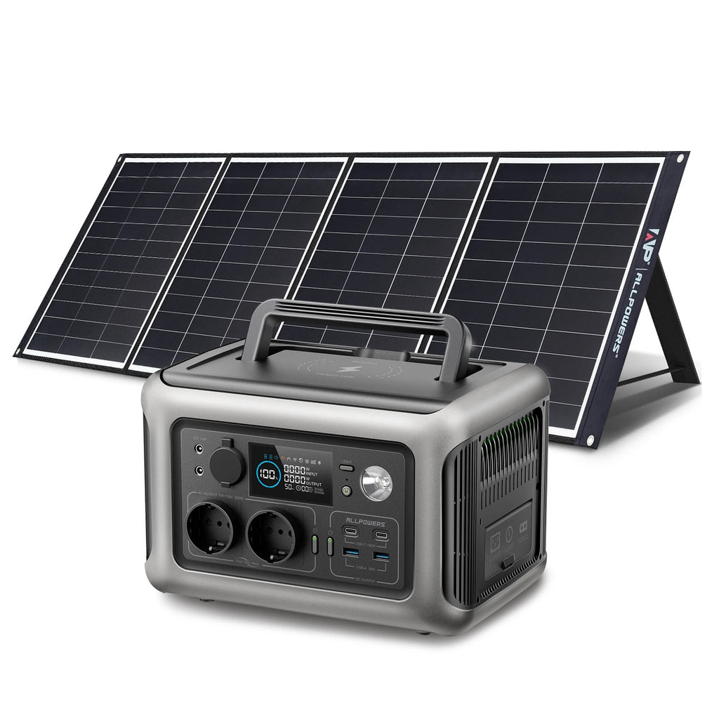 ALLPOWERS R600 Portable Power Station with Optional Solar Panels
