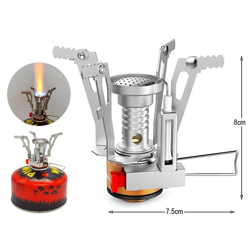 Portable Gas Camping Stove β Ultra-Light Aluminum Alloy Outdoor Cooker