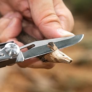 ROCKTOL ST02 12-in-1 Folding Multitool Pocket Knife – Titanium-Plated Handle, Stainless Steel Blade