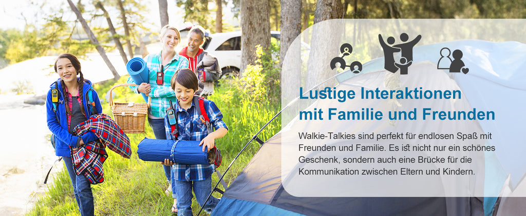 AWANFI Rechargeable Walkie Talkies (2/3/4-Pack) β Long Range 2-Way Radios with 16 Channels, VOX, USB-C Charging β Ideal for Kids & Adults, Outdoor Camping & Hiking