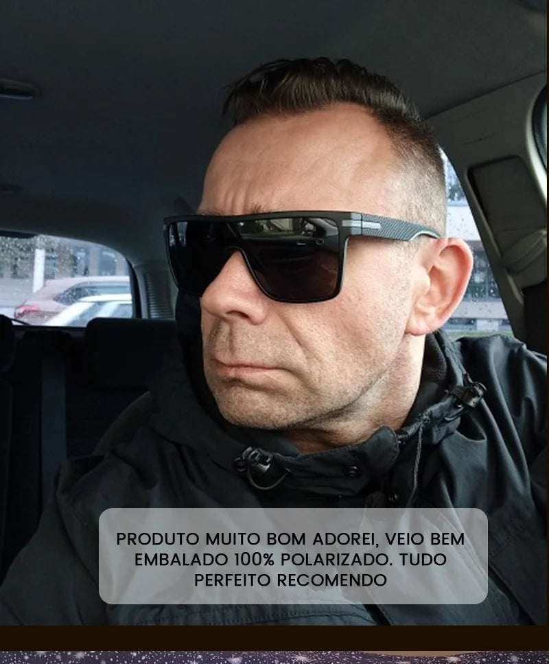 AIMISUV Men's Polarized Oversized Sports Sunglasses – UV400 Protection, Mirror Lens (Model AMS1430)