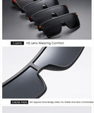 AIMISUV Men's Polarized Oversized Sports Sunglasses – UV400 Protection, Mirror Lens (Model AMS1430) thumbnail 25