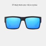 KDEAM All-Black Polarized Sunglasses – Unisex Square Frame | UV400 Protection for Fishing, Driving & Outdoor Adventure thumbnail 12