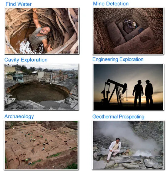 PQWT-TC Series Underground Water Detector (150M / 300M / 500M) – High-Precision Groundwater Finder & Geological Survey Instrument