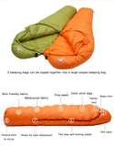 BLACKSNOW White Goose Down Mummy Sleeping Bag – Ultra-Warm, Lightweight, Winter-Ready (4 Thickness Options) thumbnail 8