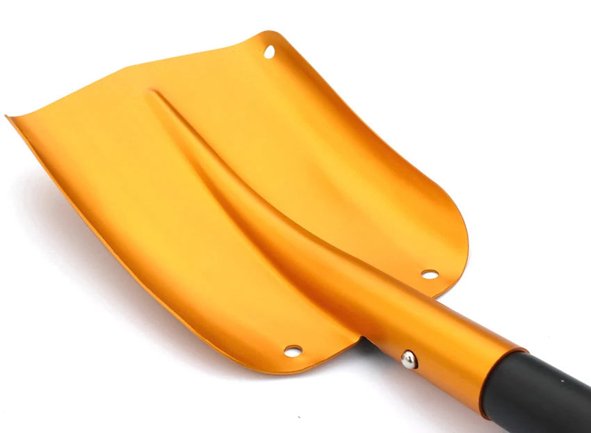 Foldable Emergency Snow Shovel with Extendable Aluminum Handle – Lightweight, Compact & Durable for Car, Camping, Ski, or Garden Use