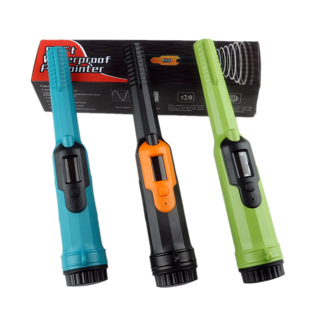 HS-16 Fully Waterproof Pinpointer Metal Detector with LED Light – 360° Detection & Vibration Alert, IP68 Rated