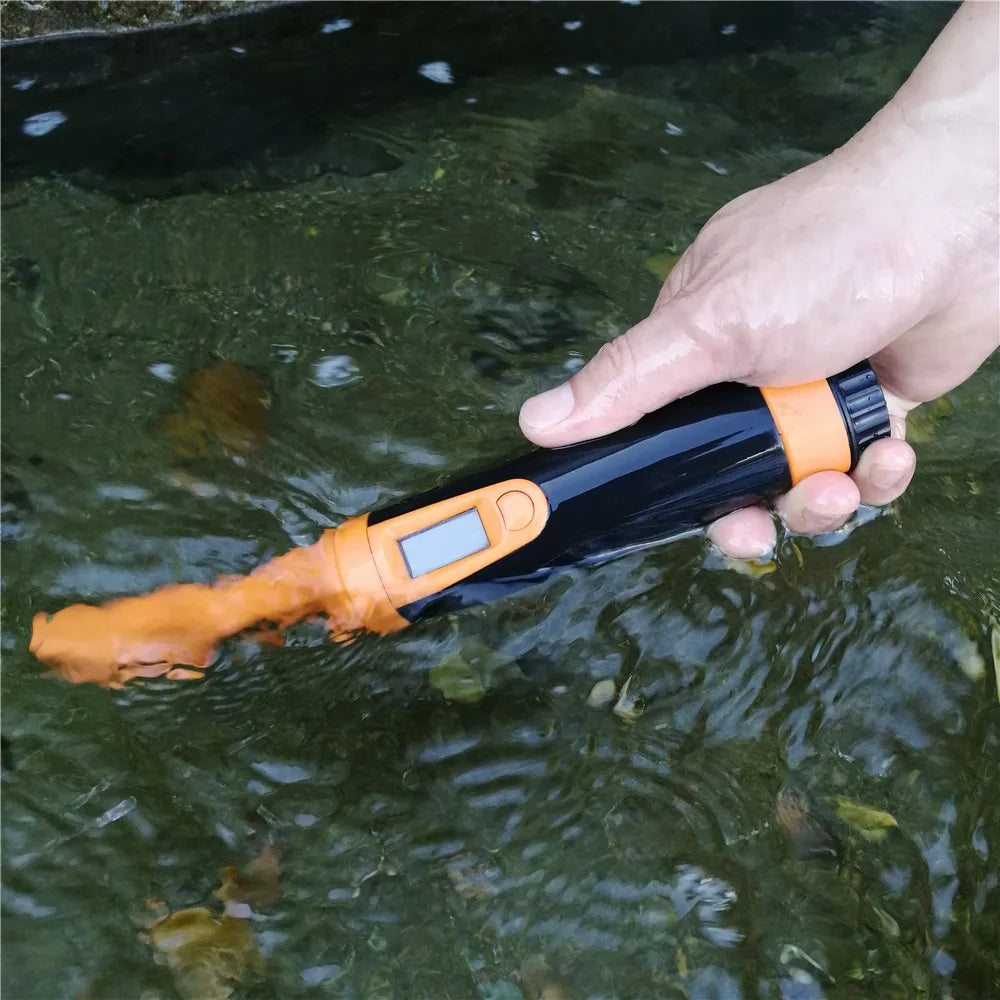 HS-10 High-Sensitivity Waterproof Handheld Pinpointer with LCD Display – 360° Detection, IP68 Rated