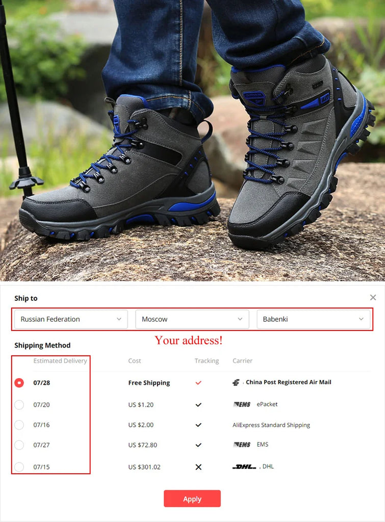 Women’s Winter Trekking Boots – Outdoor Ankle Hiking Shoes for Mountain Trails