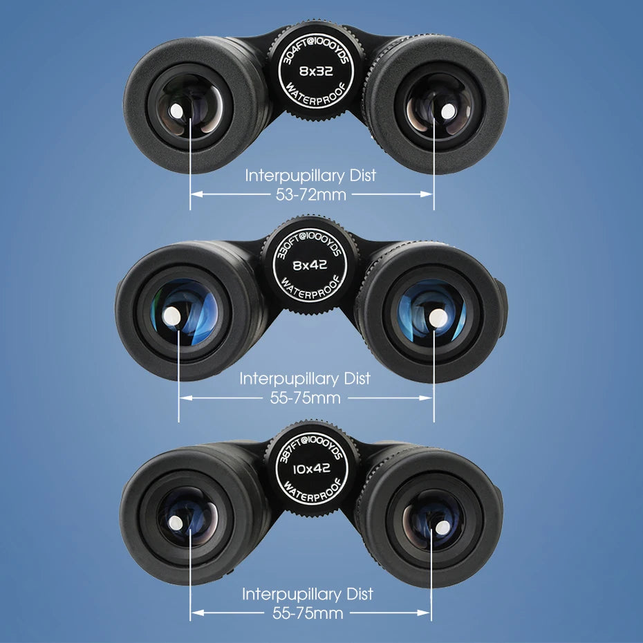 SVBONY SV47 Professional Bird Watching Binoculars – 8x32 / 8x42 / 10x42 Powerful HD Telescope | IPX7 Waterproof Camping & Survival Gear