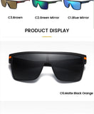 AIMISUV Men's Polarized Oversized Sports Sunglasses – UV400 Protection, Mirror Lens (Model AMS1430) thumbnail 17