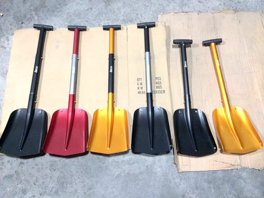 Foldable Emergency Snow Shovel with Extendable Aluminum Handle – Lightweight, Compact & Durable for Car, Camping, Ski, or Garden Use