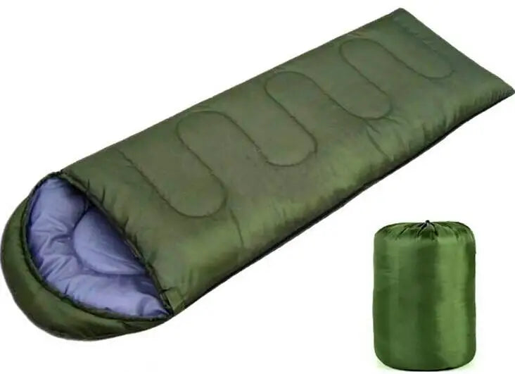 Ultralight Cotton Sleeping Bag – Envelope Style, Hooded, 750g | Summer & Spring Camping