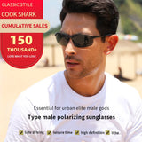 Cook Shark Aluminum-Magnesium HD Polarized Sunglasses for Men – UV400 Photochromic Driving Glasses thumbnail 2