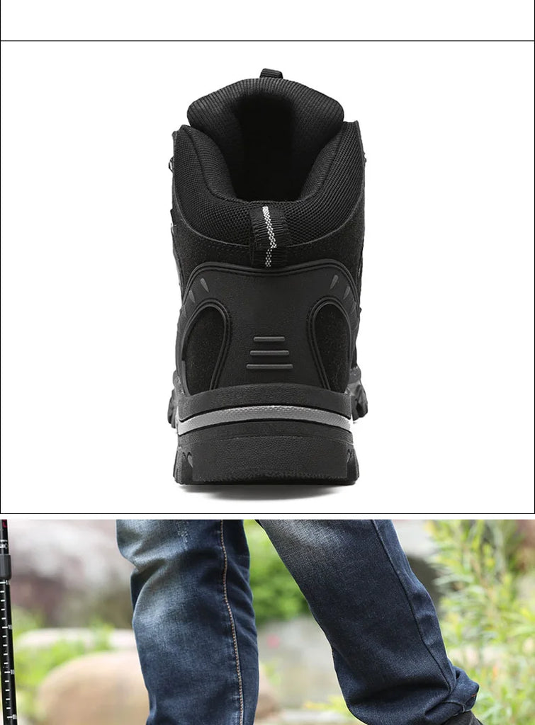 Women’s Winter Trekking Boots – Outdoor Ankle Hiking Shoes for Mountain Trails