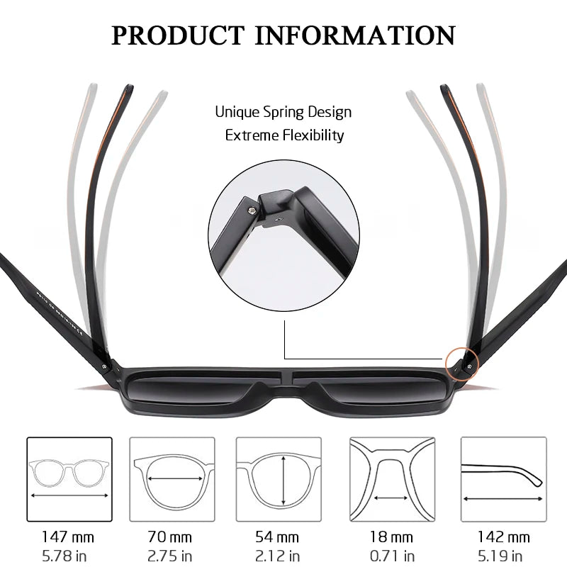 AIMISUV Men's Polarized Oversized Sports Sunglasses – UV400 Protection, Mirror Lens (Model AMS1430)