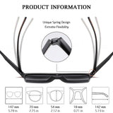 AIMISUV Men's Polarized Oversized Sports Sunglasses – UV400 Protection, Mirror Lens (Model AMS1430) thumbnail 4