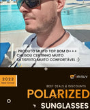 AIMISUV Men's Polarized Oversized Sports Sunglasses – UV400 Protection, Mirror Lens (Model AMS1430) thumbnail 9