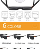 AIMISUV Men's Polarized Oversized Sports Sunglasses – UV400 Protection, Mirror Lens (Model AMS1430) thumbnail 16