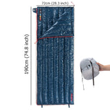 Naturehike CW280 / CWM400 Ultralight Goose Down Sleeping Bag – 3-Season Waterproof, Compact & Connectable thumbnail 5