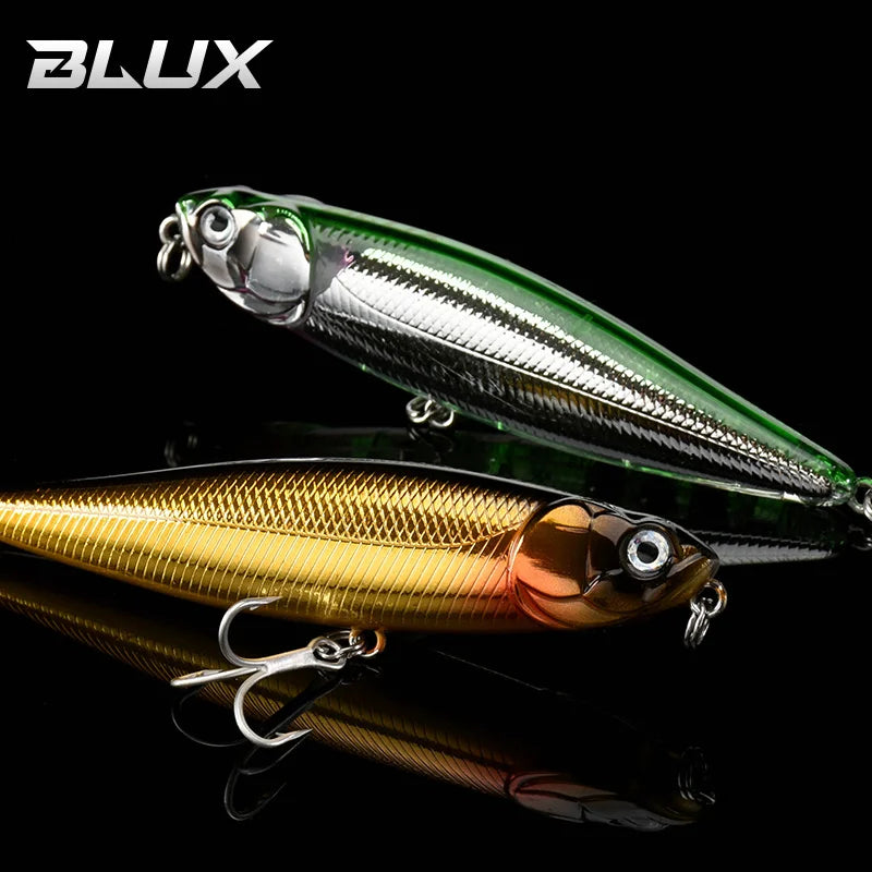 BLUX RIPPLE 87 Topwater Pencil Lure – 87mm 9g “Walk the Dog” Hard Bait for Bass & Saltwater Fishing