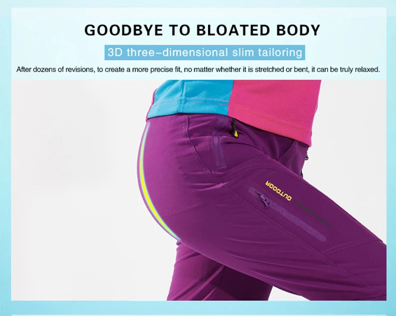 Women's Waterproof Hiking Pants – Lightweight, Quick-Dry, Breathable Outdoor Trousers for Trekking, Climbing & Camping