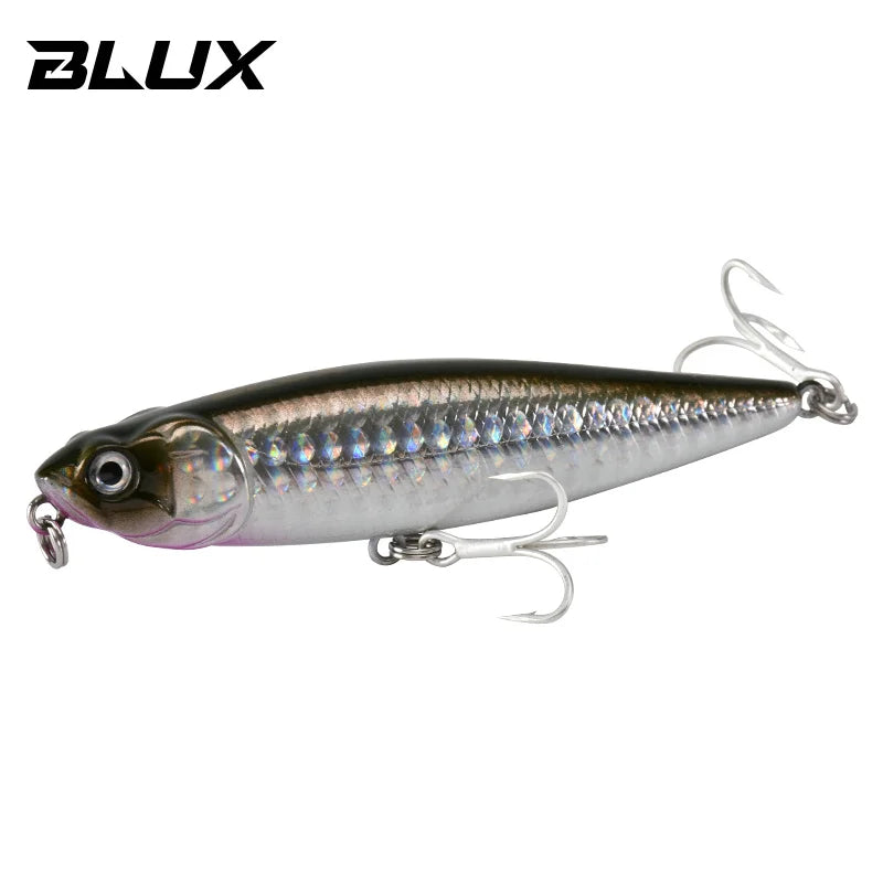BLUX RIPPLE 87 Topwater Pencil Lure – 87mm 9g “Walk the Dog” Hard Bait for Bass & Saltwater Fishing