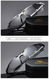 Cook Shark Aluminum-Magnesium HD Polarized Sunglasses for Men – UV400 Photochromic Driving Glasses thumbnail 22