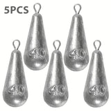 Premium Teardrop Fishing Weights Sinkers – 10 Sizes Lead Drop Shot Weights with 360° Swivel for Freshwater & Saltwater thumbnail 16