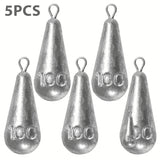 Premium Teardrop Fishing Weights Sinkers – 10 Sizes Lead Drop Shot Weights with 360° Swivel for Freshwater & Saltwater thumbnail 18