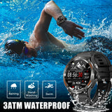 EIGIIS KT76 Smart Watch β 3ATM Waterproof Outdoor Fitness Tracker with Compass, Flashlight, Bluetooth Calling & Health Monitoring thumbnail 8