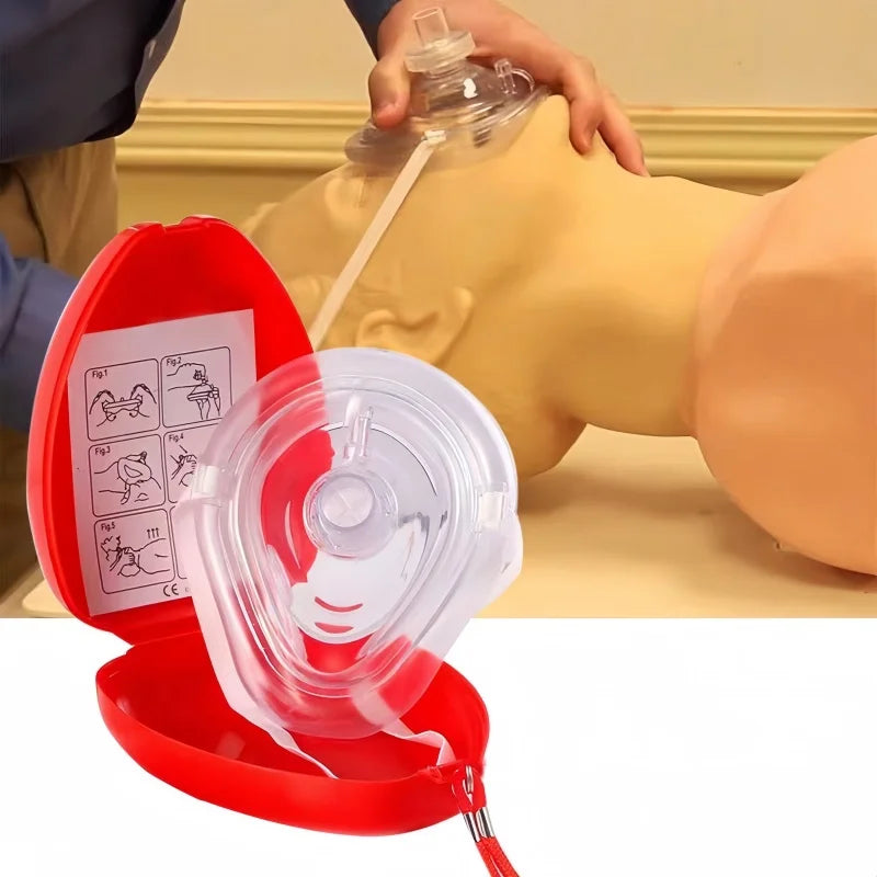 CPR Pocket Rescue Mask β Adult & Child First Aid Emergency Resuscitator with O2 Inlet