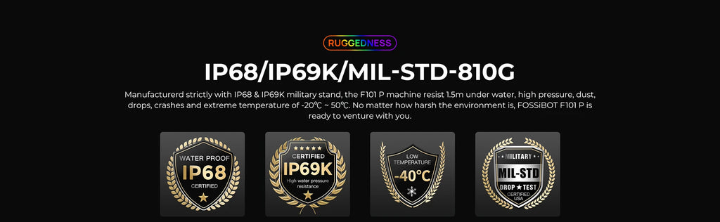 FOSSiBOT F101 P Rugged Smartphone – Power Meets Durability