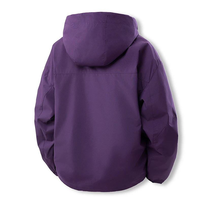 CHRLCK Unisex Waterproof Windbreaker – Lightweight, Windproof, Quick-Dry Hiking Jacket for Men & Women