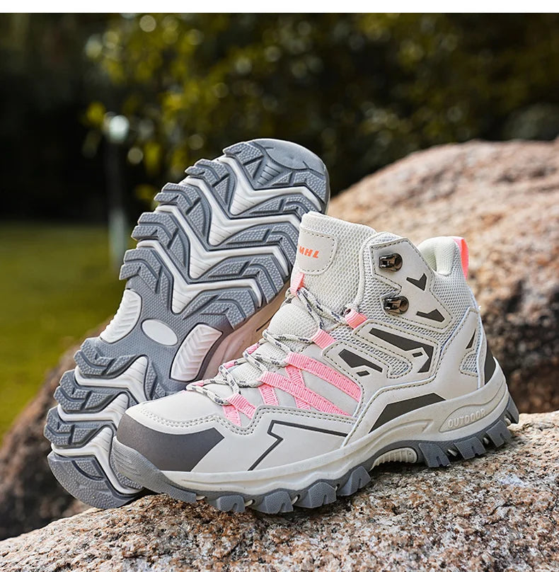 Women's Ankle Hiking Boots – Lightweight Trekking Shoes for Mountain & Trail