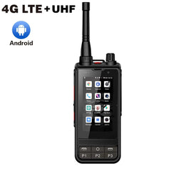 ANYSECU W6PLUS Android 10 4G LTE Network & Analog UHF Walkie Talkie | IP68 Waterproof, Zello & REAL-PTT Compatible