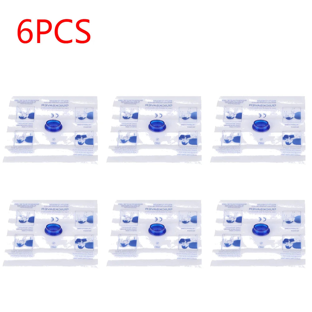 Disposable CPR Face Shield – Emergency Breathing Barrier Mask for First Aid & Training (1–10 Pack)