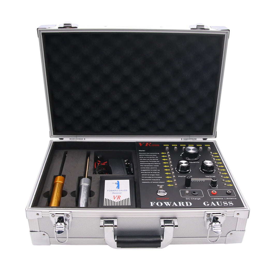 VR10000 Long-Range Underground Metal Detector – Detects Gold, Silver, Gems & Diamonds (3000m Range / 200m Depth)