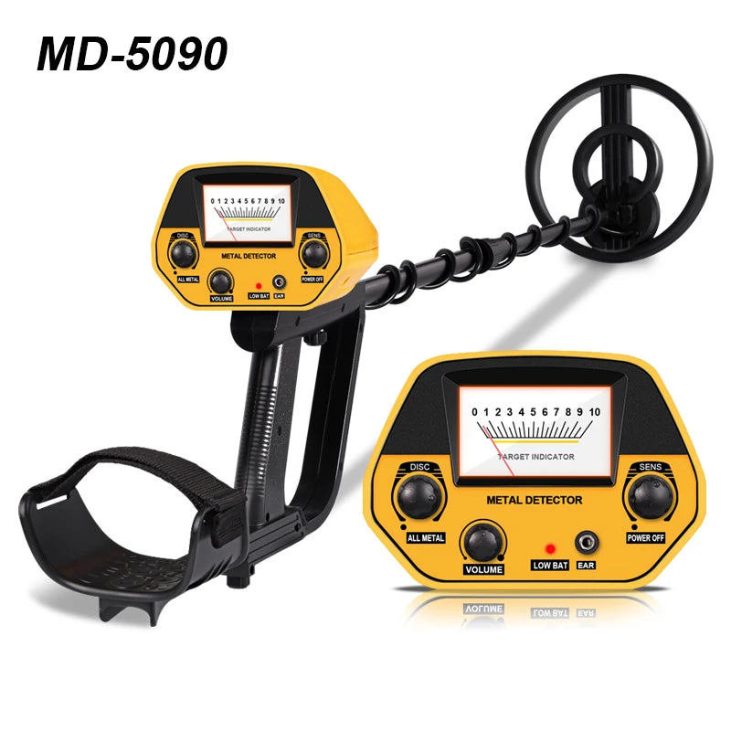 TIANXUN MD-5090 Professional Waterproof Metal Detector – LCD Display, Gold & Treasure Detection, Dual Mode (IP68 Rated)