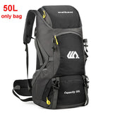 50L Waterproof Hiking Backpack – Large Travel Rucksack with Shoe Compartment thumbnail 20