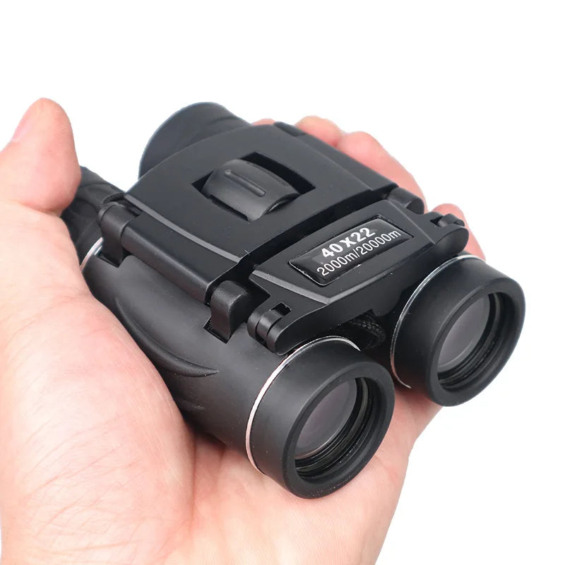 40x22 HD Long Range Binoculars – Compact Folding Telescope with BAK4 FMC Optics (2000M Range)