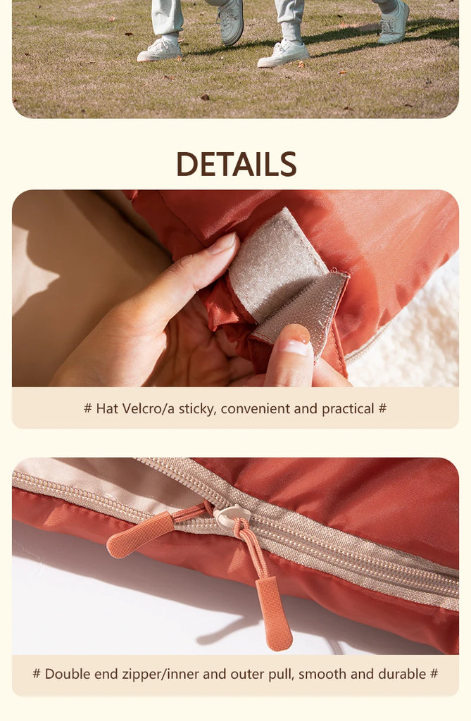 BISINNA 3-Season Large Camping Sleeping Bag – Lightweight, Expanded Design for Adults (Multiple Weights)