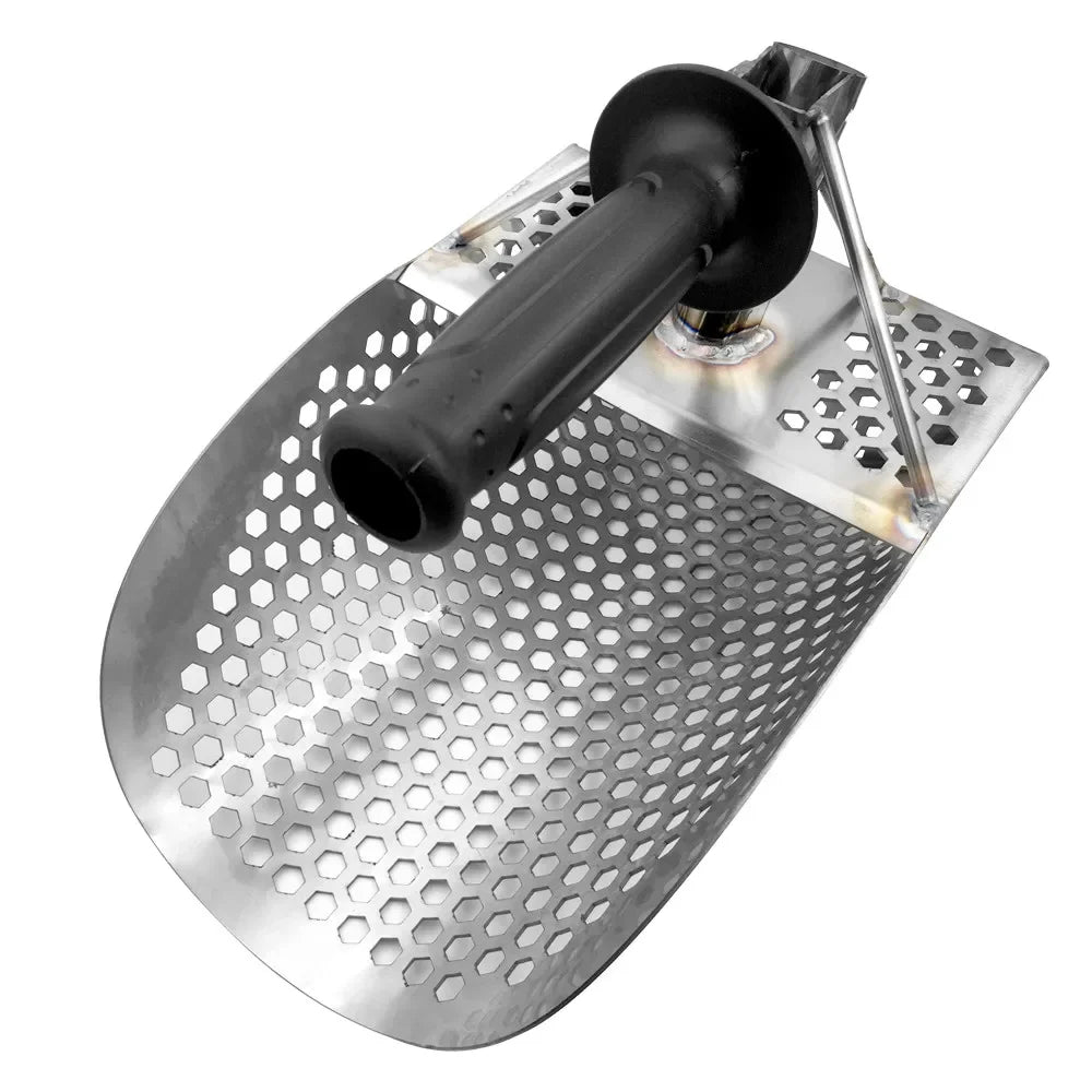 Stainless Steel Sand Scoop Shovel for Metal Detecting – SUS304 Beach & Underwater Sand Sifter