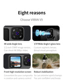 CERASTES V9 4K Ultra HD WiFi Action Camera – Dual Screen, Waterproof, Remote Control, EIS Stabilization thumbnail 12