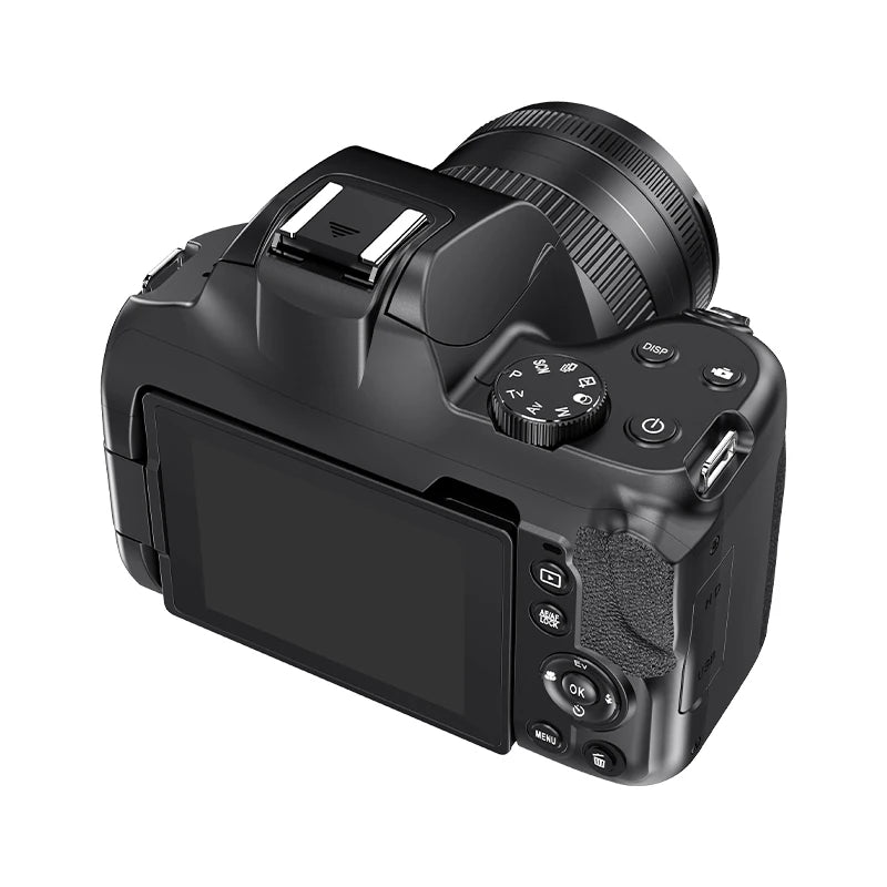 4K HD Digital Camera with Auto Focus & 12X Optical Zoom – 72MP Vlogging Camera for YouTube & Photography