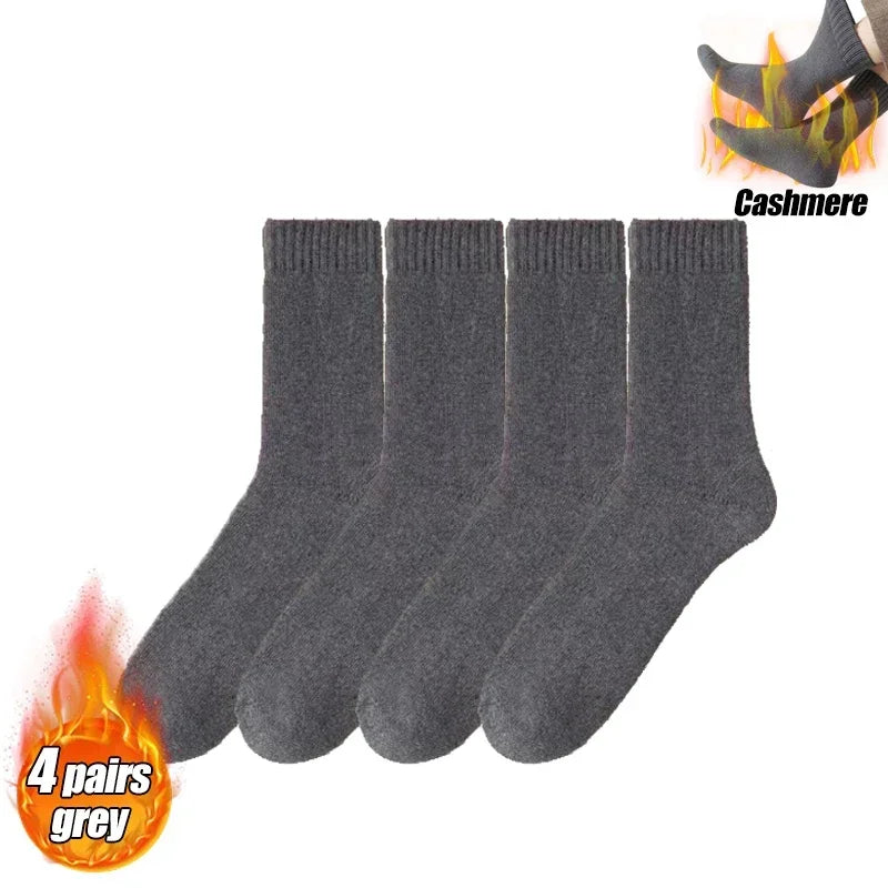 Winter Thermal Socks for Men & Women – Insulated Cold Weather Hiking Socks (Multiple Pairs Available)