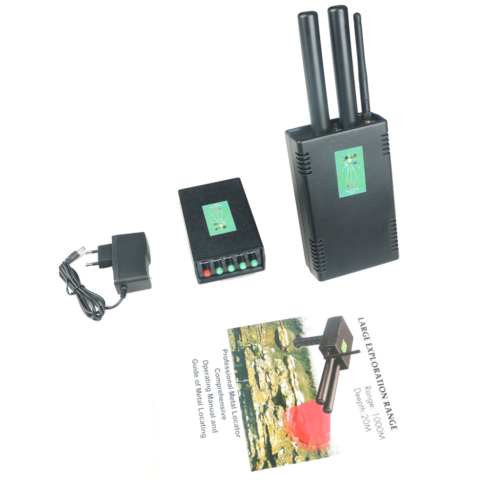 AKS Plus Long Range Metal Detector – Black Hawk Edition | Detects Gold, Silver, Copper, and Gemstones