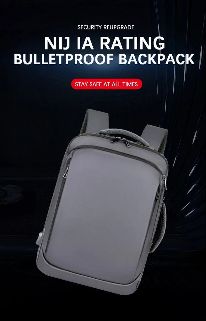CKY Level II Bulletproof Backpack for Men – Standalone Ballistic Protection