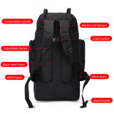 130L Waterproof Hiking Backpack – Heavy-Duty Outdoor Rucksack with Reflective Safety Strips & Molle System thumbnail 6