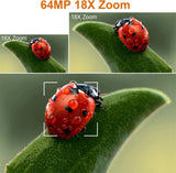 KOMERY 6K Ultra HD Professional Camcorder – 64MP YouTube & Streaming Camera thumbnail 27